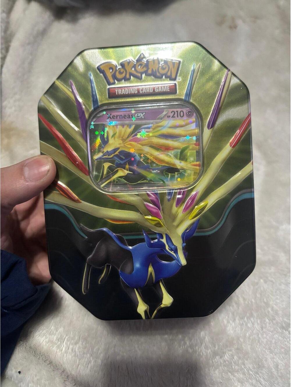 Pokemon Azure Legends Xerneas TCG Tin Factory Sealed
